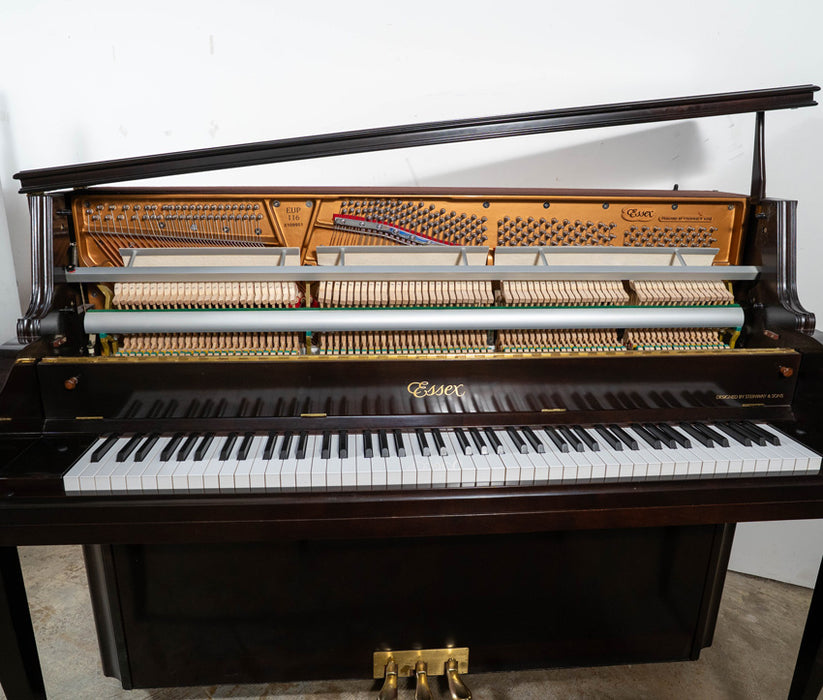 Essex EUP-116 Console Upright Piano | Dark Mahogany Satin | Serial No. E109951 | Used