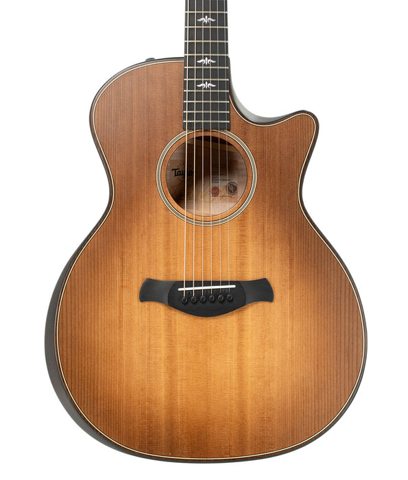 Pre-Owned Taylor 614CE Builder's Edition Acoustic-Electric Guitar - Wild Honey Burst | Used