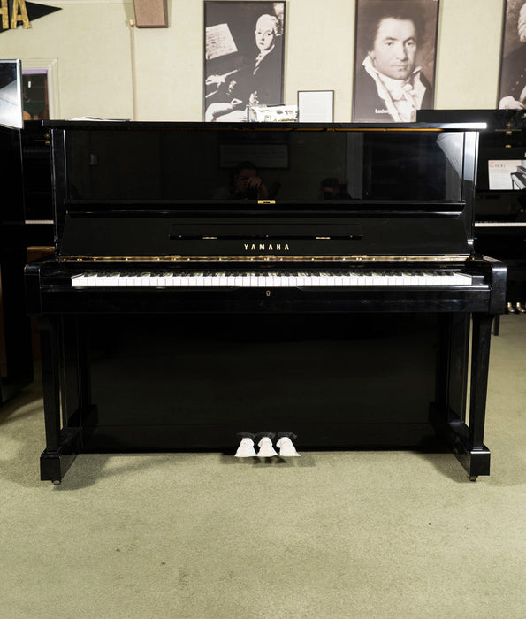 Yamaha U1M Upright Piano | Polished Ebony | 48" | 5 Star Certified Restored