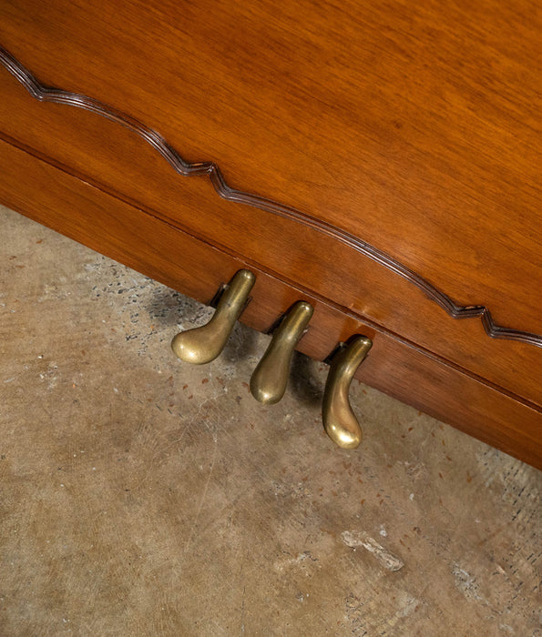 Story & Clark Console Upright Piano | Satin Walnut | Used