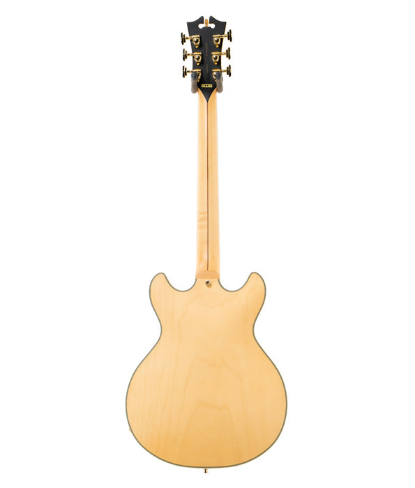 Pre-Owned D'Angelico Deluxe Mini DC Semi-Hollow Electric Guitar - Satin Honey | Used