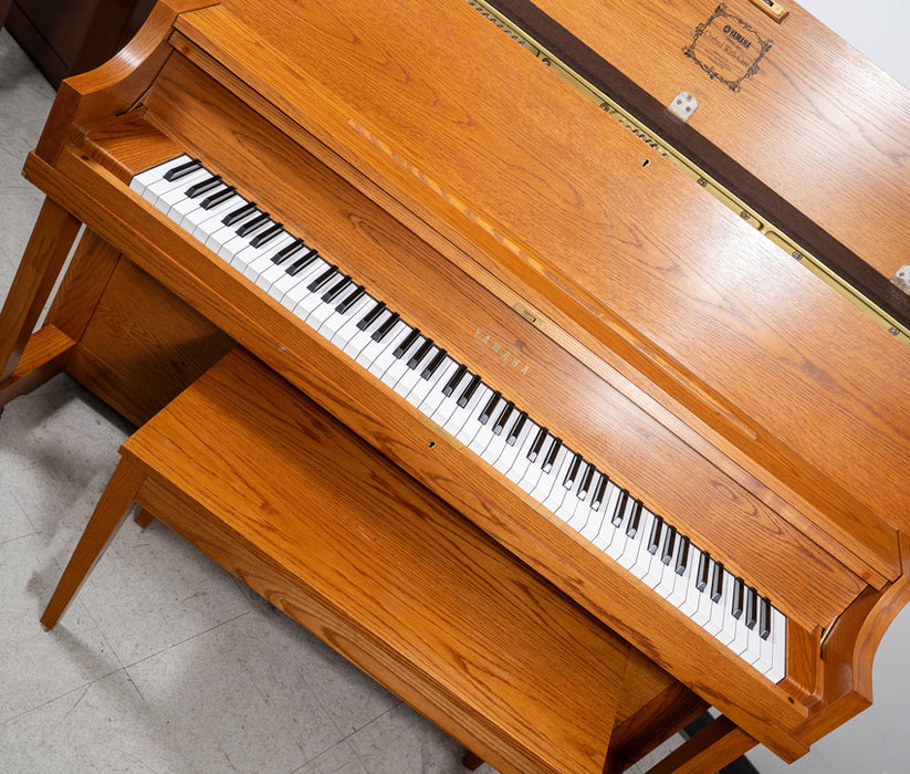 1987 Yamaha P22 Upright Piano | Walnut | 45" | Serial No. 289479 | Used