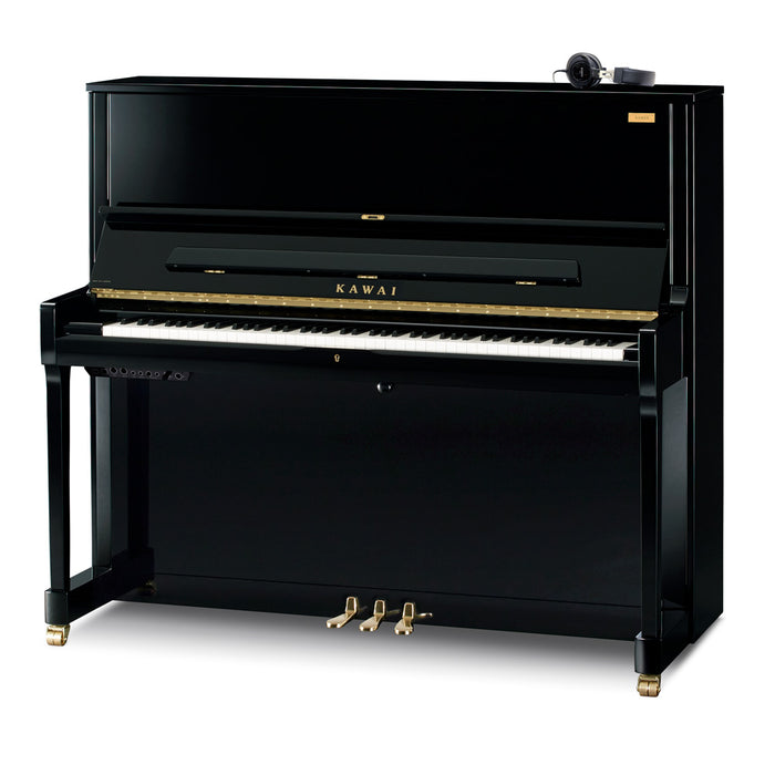 Kawai K-500 AURES 2 Hybrid Upright Piano | Polished Ebony |  51"