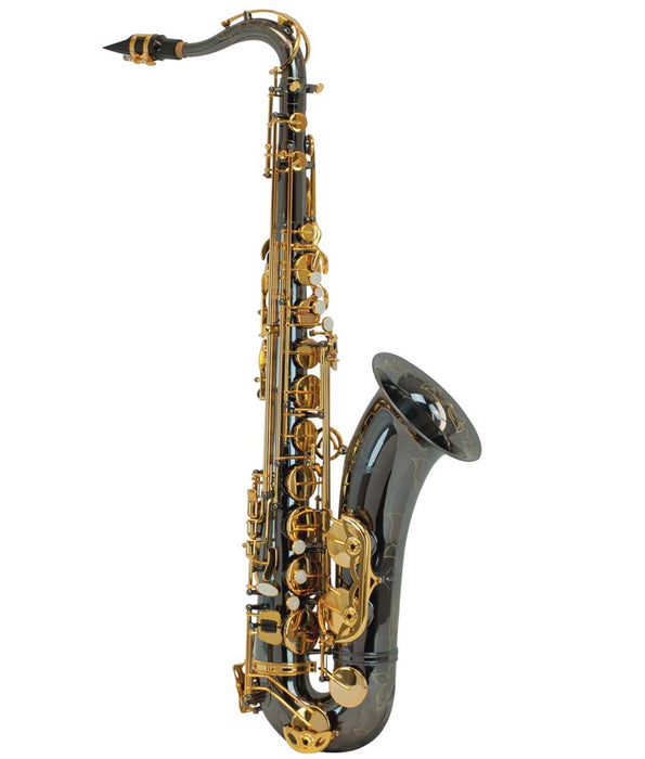 Antigua Winds TS4240 PowerBell Bb Pro Tenor Saxophone - Black Nickel w/ Gold Keys