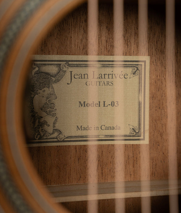 2012 Larrivee L-03 Spruce/Mahogany Acoustic Electric Guitar