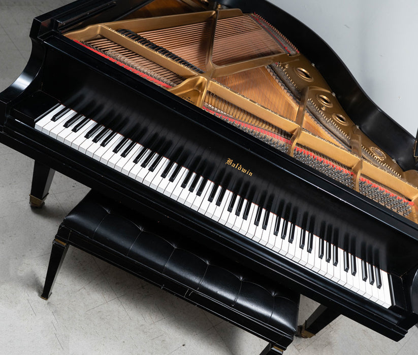 1958 Baldwin Model M Grand Piano in Satin Ebony | Serial No. 138886 | Used