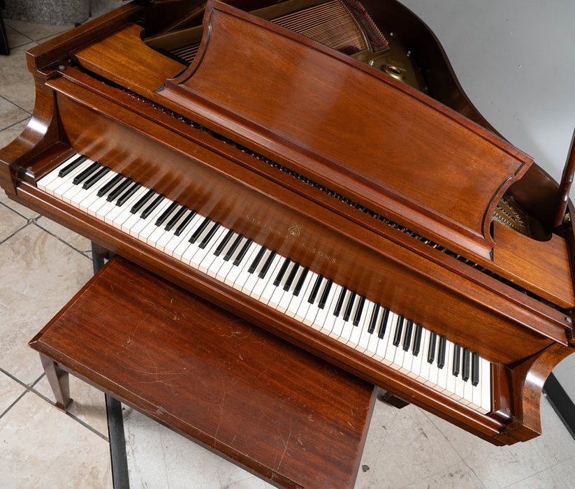 1973 Steinway Model L Grand Piano | Mahogany | 5'10" | Serial No. 435741 | Used