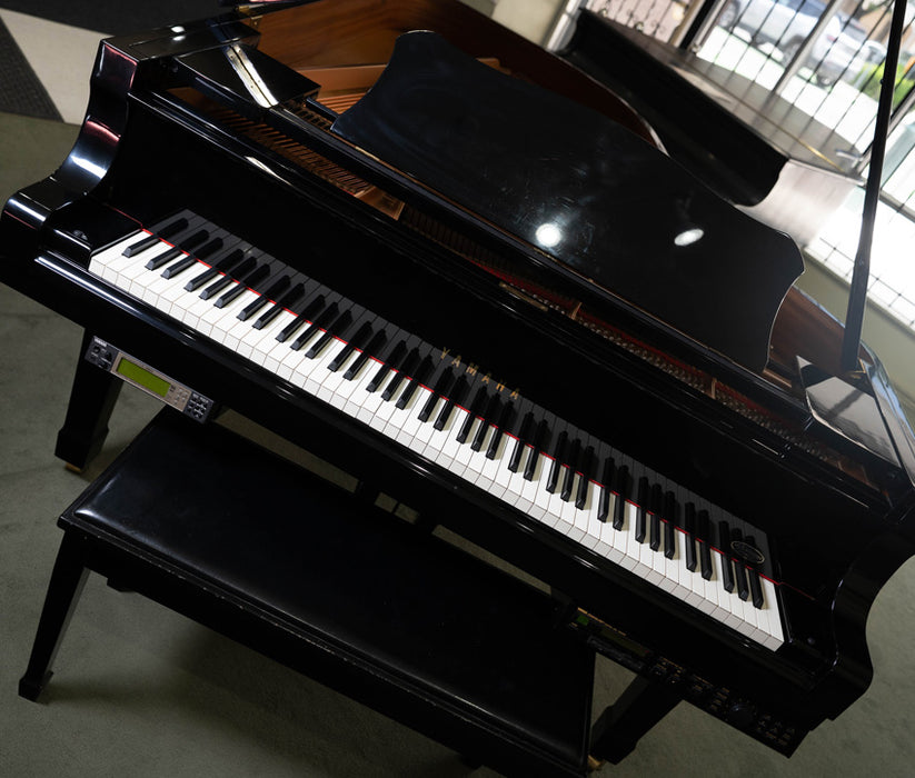 Yamaha C6 Grand Piano with Player System (1996) | Polished Ebony | Serial No. 5459587 | Used