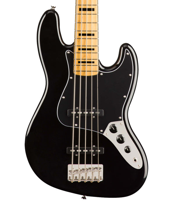 Squier Classic Vibe '70s Jazz Bass V Guitar, Maple Fingerboard - Black