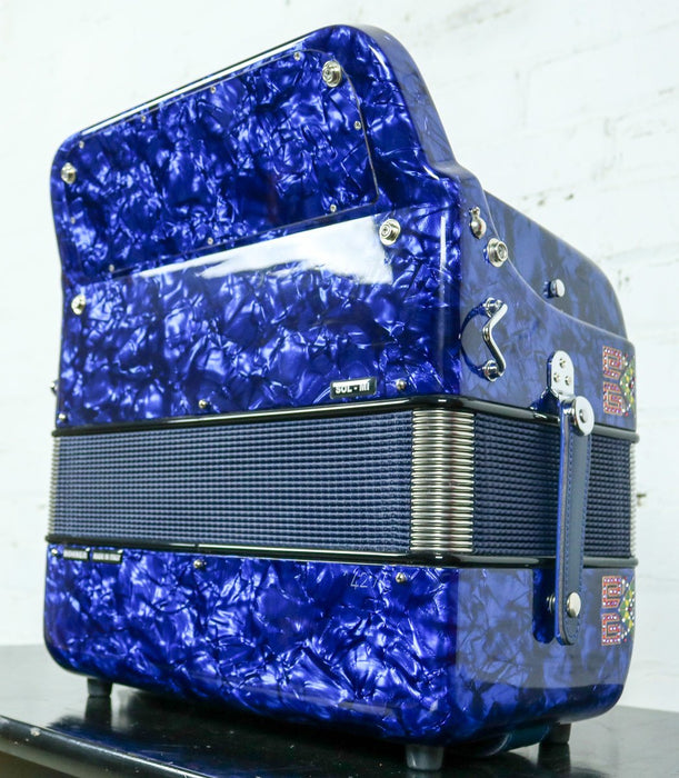 Hohner Anacleto Rey Del Norte TT G/E Accordion Compact BlueAlamo Music ...