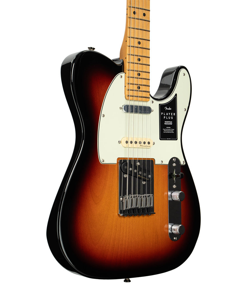 Fender Player Plus Nashville Telecaster Maple Fingerboard, 3-Color