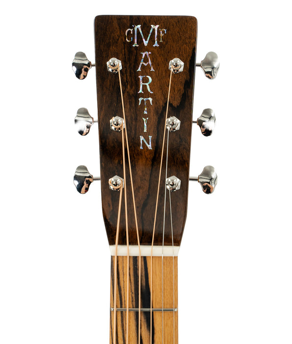Martin Custom Shop Dreadnought European Spruce/Ziricote Pale Moon Ebony Acoustic Guitar | New