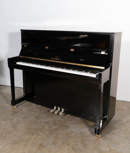 Kawai K-300 Upright Piano (2025) | Polished Ebony | 48” | Serial No. 2802974 | Used