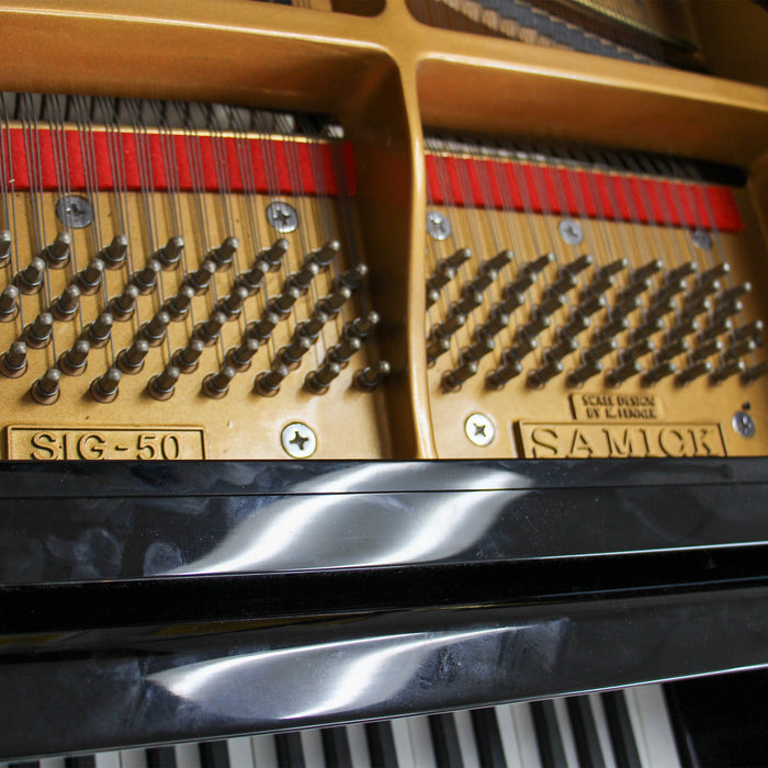 Samick SIG-50 Baby Grand Piano - PianoDisk Player Piano System