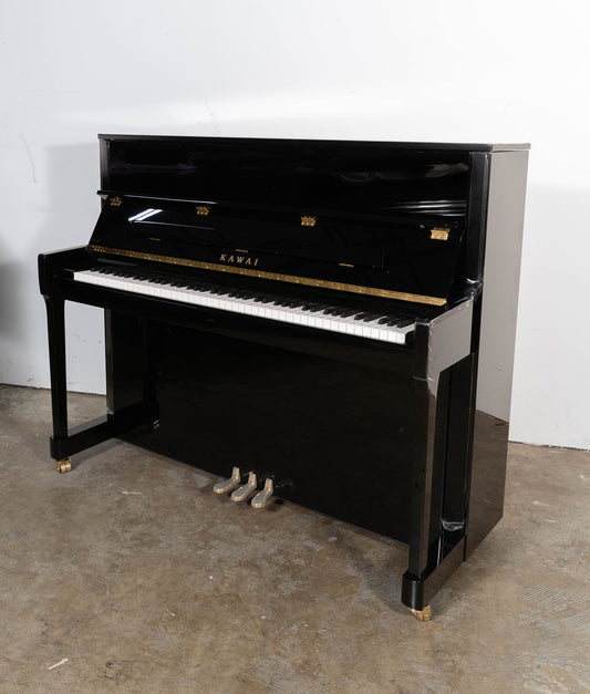 Kawai K-300 Upright Piano (2025) | Polished Ebony | 48” | Serial No. 2802944 | Used