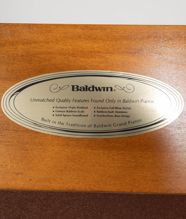 1989 Baldwin Acrosonic 255A Upright Piano | Oak | Serial No. 1468581 | Used