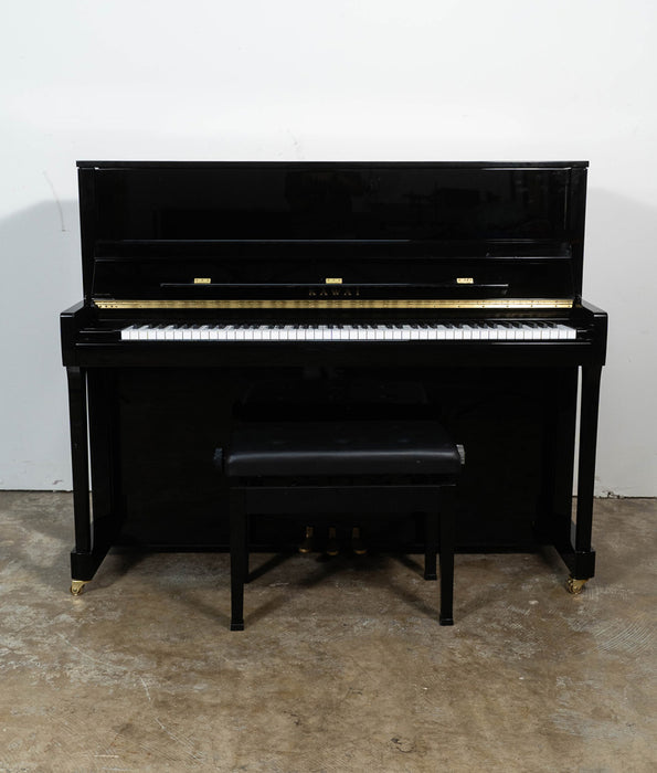 Kawai K300 Studio Upright Piano (2017) | Polished Ebony | Used