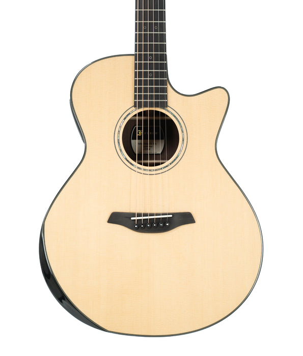 Furch Yellow Deluxe Gc-SRa Grand Auditorium Spruce/Rosewood Acoustic-Electric with Baggs Stage Pro Element