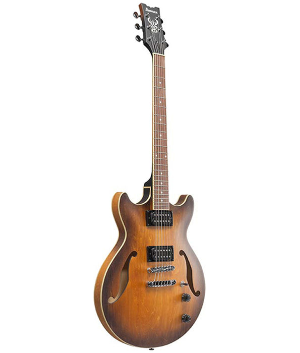 Ibanez AM53 Artcore Hollow-Body Electric Guitar - Tobacco Flat