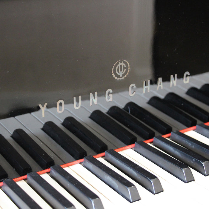 Young Chang G157 Polished Ebony Baby Grand Piano