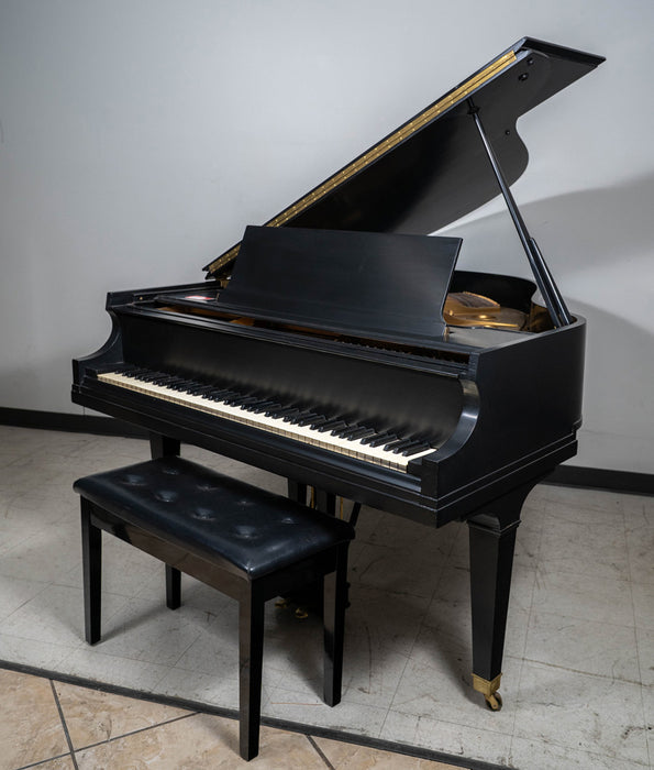 1942 Baldwin Model M Grand Piano | Satin Ebony | 5'2" | Serial No. 100595 | Used