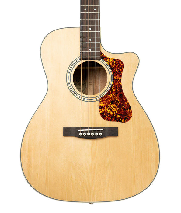 Guild OM-140CE Orchestra Acoustic-Electric Guitar - Natural Gloss