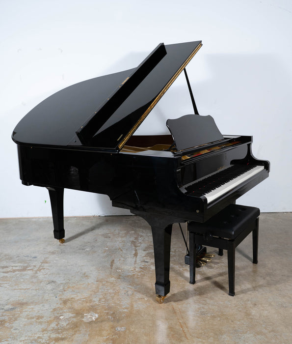 Yamaha C3 Grand Piano (1988) | Polished Ebony | 6'1" | Serial No. 4621251 | Refurbished