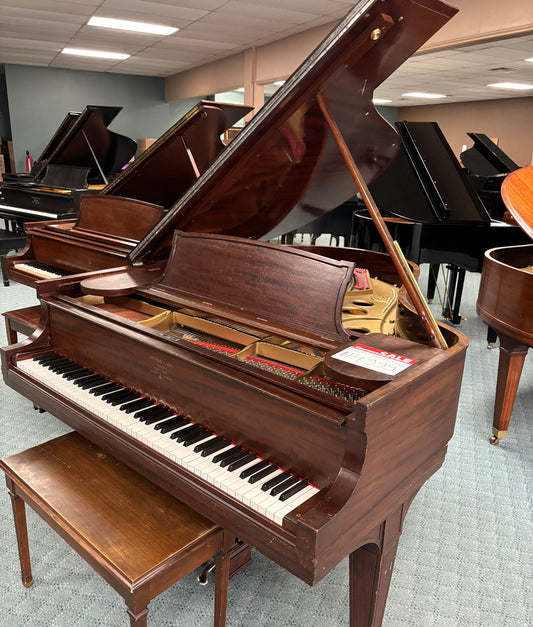 Steinway & Sons Model O Grand Piano (1971) | Satin Mahogany |Serial No. 144049 | Used