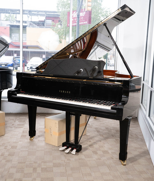 Yamaha C7 Grand Piano (1984) | Polished Ebony | 7'6" | Refurbished | Used