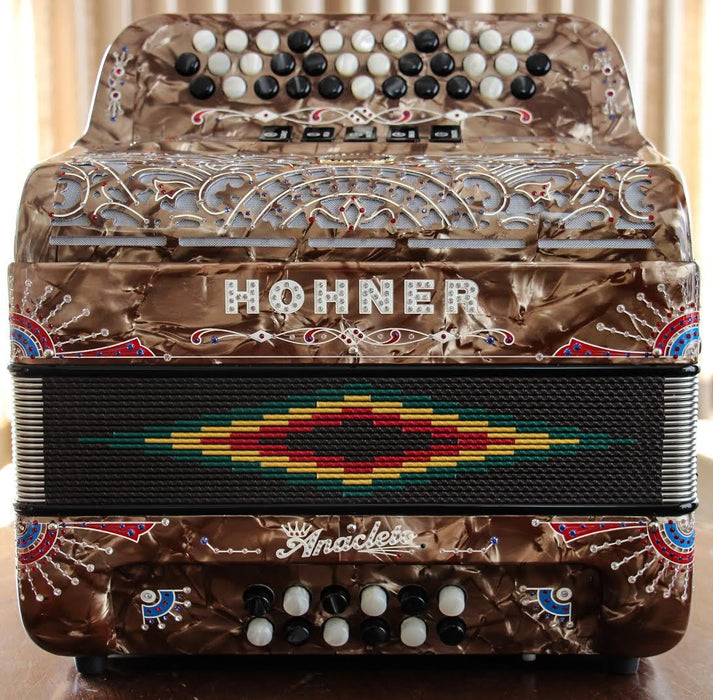Hohner Anacleto Rey Del Norte GCF Pearl Brown