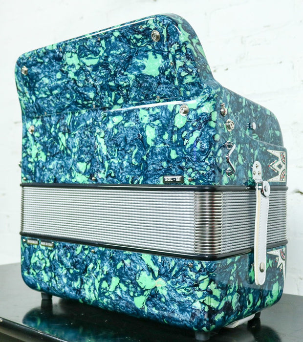 Hohner Anacleto Rey Del Norte TT GCF/EAD Accordion Green