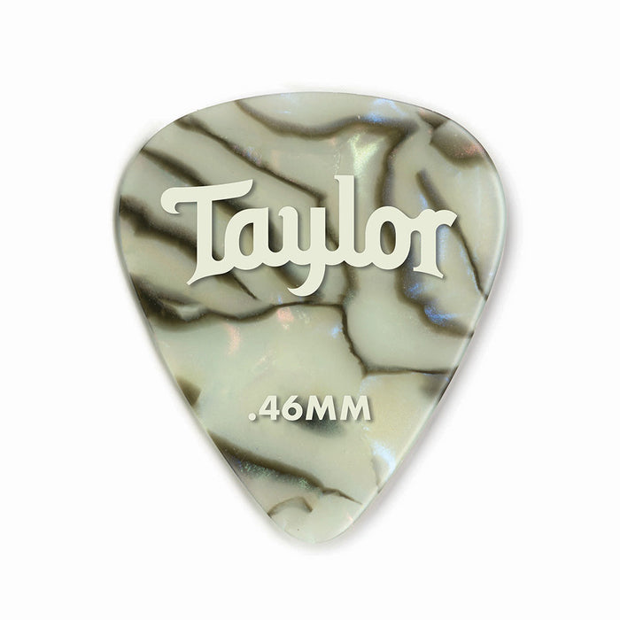 Taylor Celluloid 351 Picks (Light) .46mm 12-Pack - Abalone