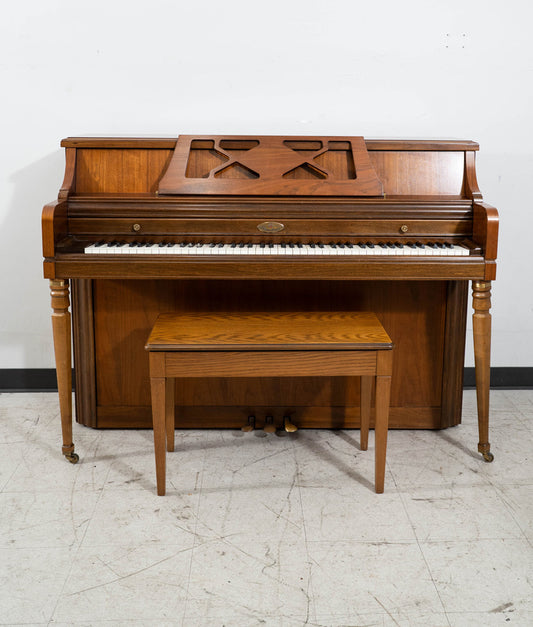 Wurlitzer Upright Piano (1981) in Satin Walnut | Model 1740 | Serial No. 1648510 | Used