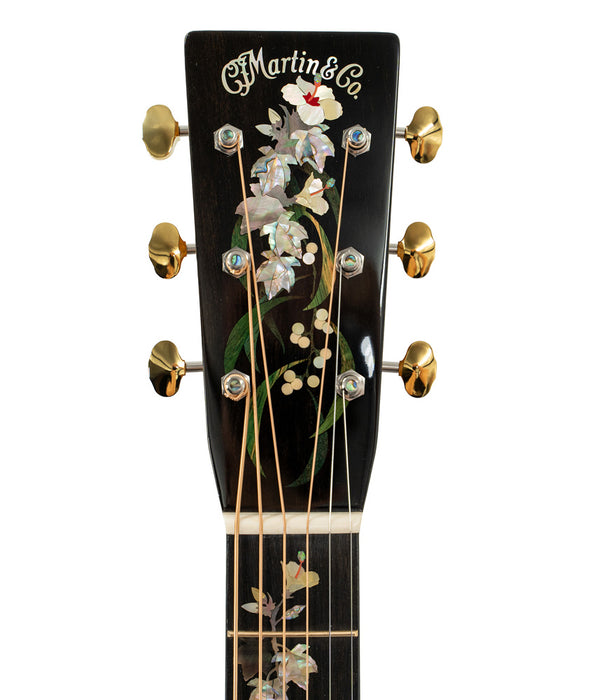 Martin O'ahu K-42 Hibiscus Acoustic Guitar - Spruce/Koa, Dark Toasted Burst | New