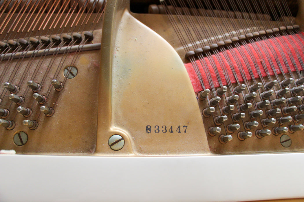 Binder & Sons G-80A 5'1" Ivory Baby Grand Piano | Used