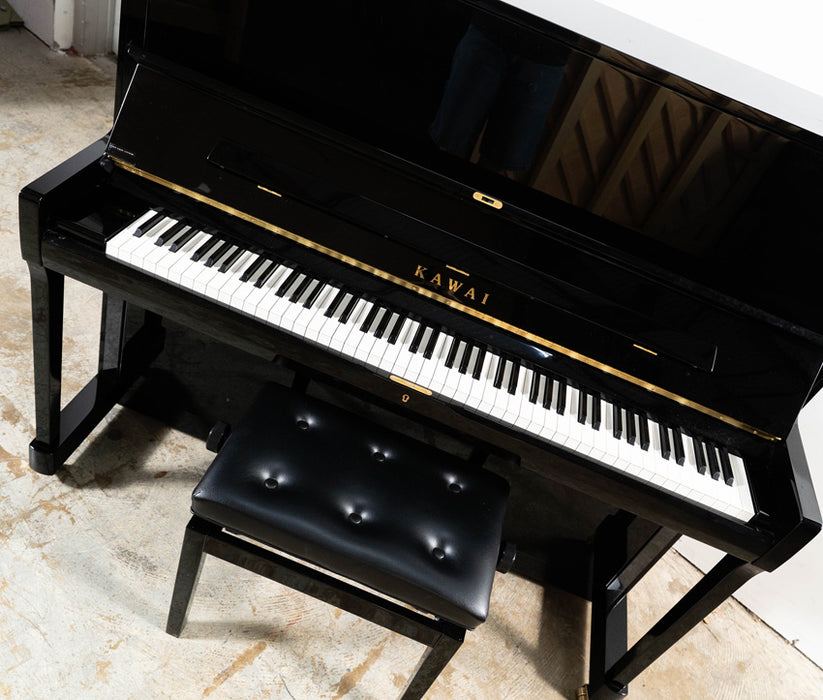 Kawai K-500 Upright Piano (2022) | Ebony Polish | Serial No. 2775180 | Used