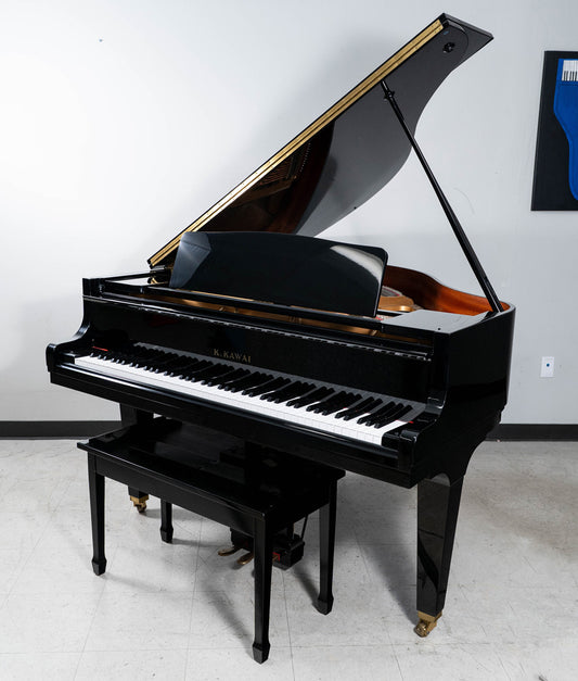 2007 Kawai GM10 Grand Piano | Polished Ebony | 5' | Serial No. F022070 | Used
