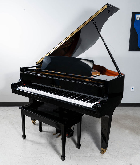 2007 Kawai GM10 Grand Piano | Polished Ebony | 5' | Serial No. F022070 | Used