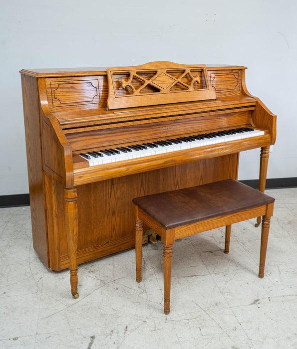 Kohler & Campbell SKV-430M Upright Piano in Satin Walnut | Serial No. IMH08179 | Used