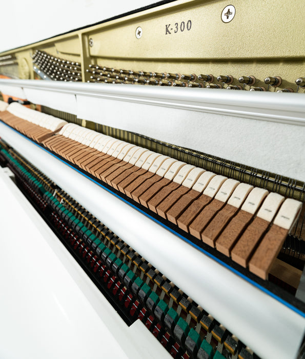 Kawai 48” K-300 Upright Piano | White | SN: 2707643 | Used
