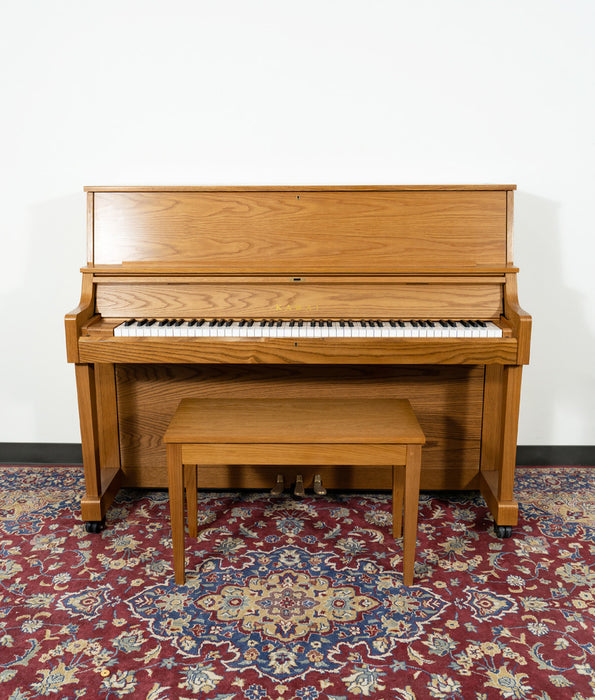 Kawai 46" ST-1 Upright Piano | Satin Oak | SN: F163681 | Used