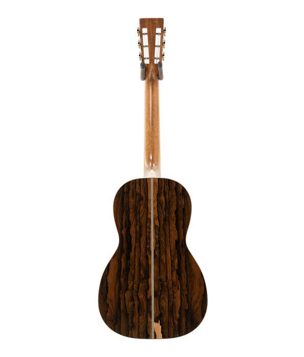 Martin Custom Shop Size 2 Acoustic Guitar Italian Spruce/Ziricote with Pale Moon Ebony Fretboard and Bridge