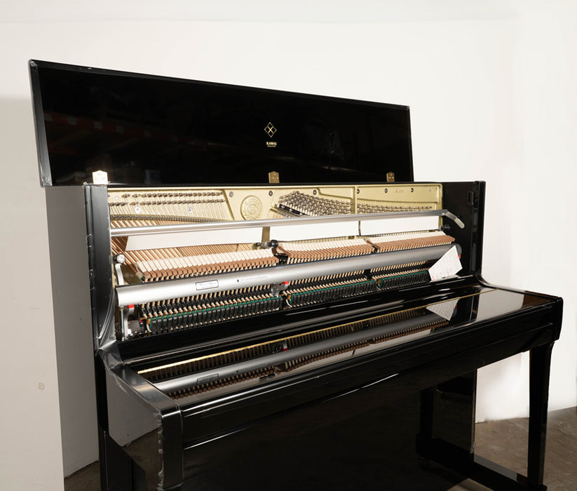 Kawai K-300 Upright Piano (2025) | Polished Ebony | 48” | Serial No. 2802945 | Used