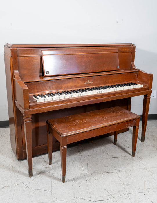 1958 Steinway Model 45 Upright Piano | Mahogany | Serial No. 359103 | Used