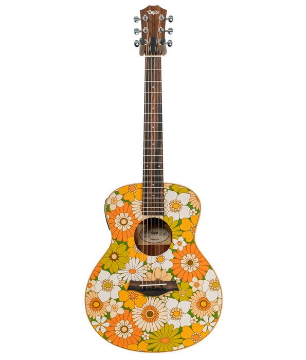 Taylor GS Mini-e Special Edition Spruce/Sapele Acoustic-Electric Guitar - Floral Green | New