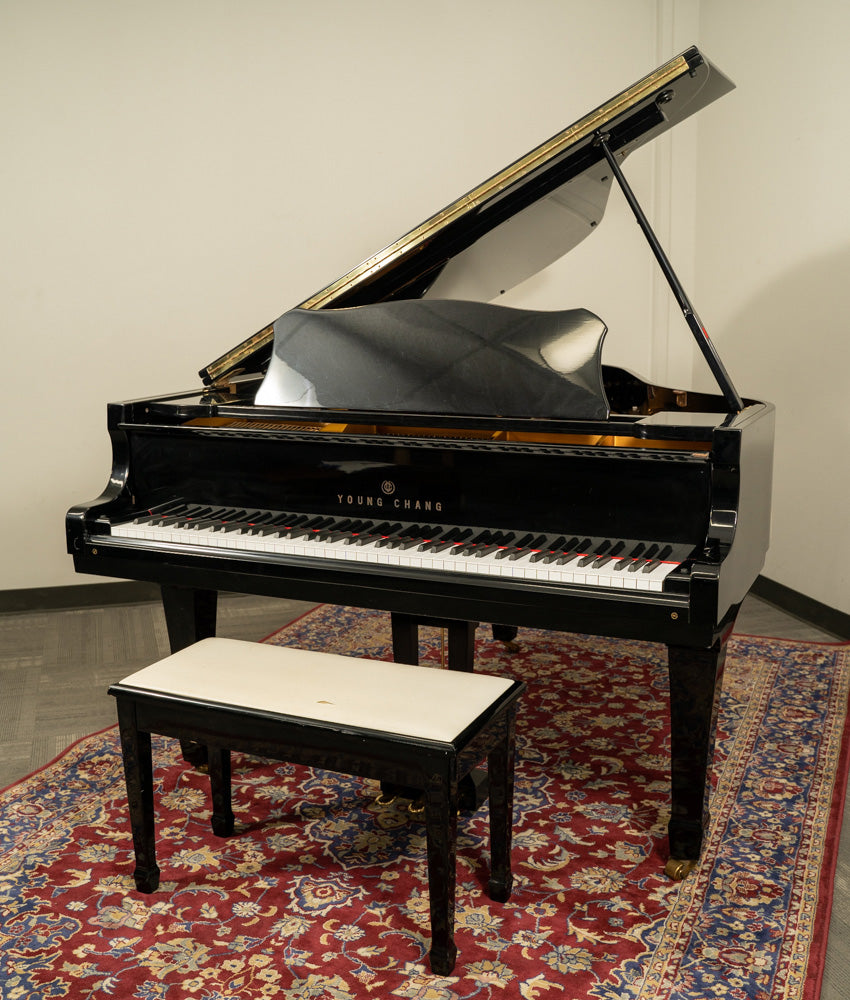 Young Chang 5'9" G175 Grand Piano | Polished Ebony | UsedAlamo Music ...