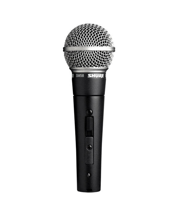 Shure SM58-S Cardioid Dynamic Handheld Wired Microphone with ON / OFF Switch | New