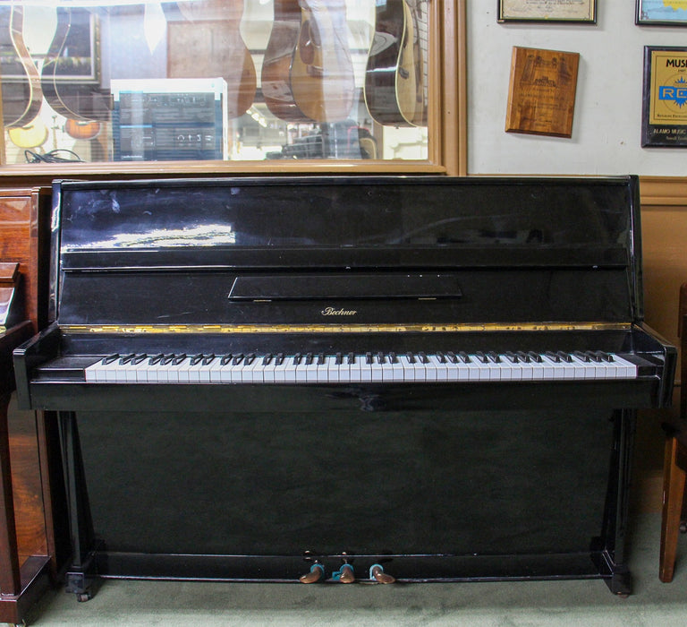 Bechner Continental Console Piano | Polished Ebony | Used