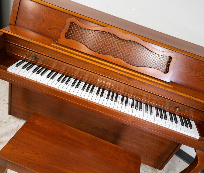Yamaha M305 Upright Piano (1989) | Satin Cherry | Serial No. T126661 | Used