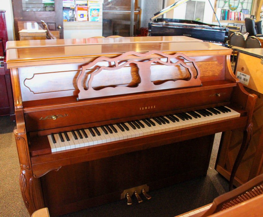 Yamaha M500P Upright Furniture Console Piano | Cherry Finish